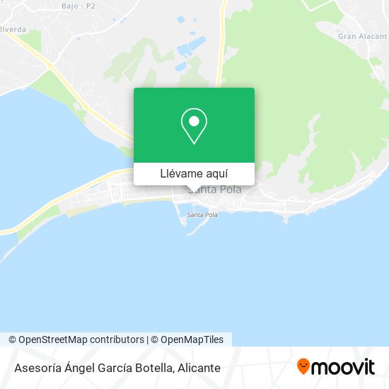Mapa Asesoría Ángel García Botella