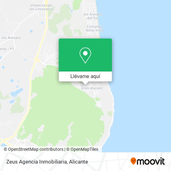 Mapa Zeus Agencia Inmobiliaria