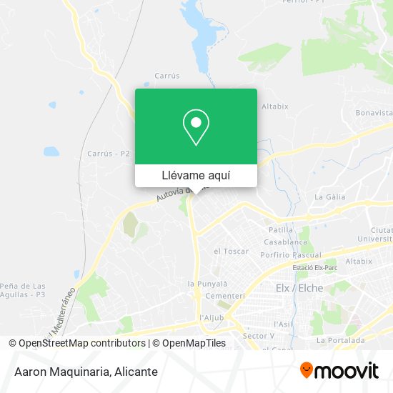 Mapa Aaron Maquinaria
