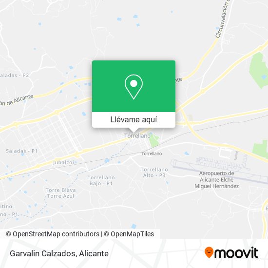 Mapa Garvalin Calzados