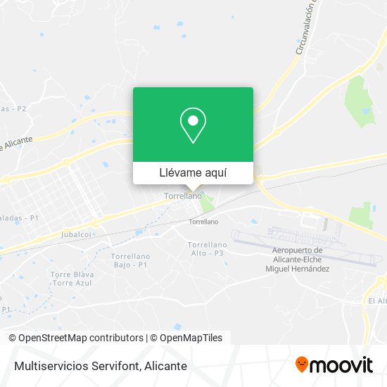 Mapa Multiservicios Servifont