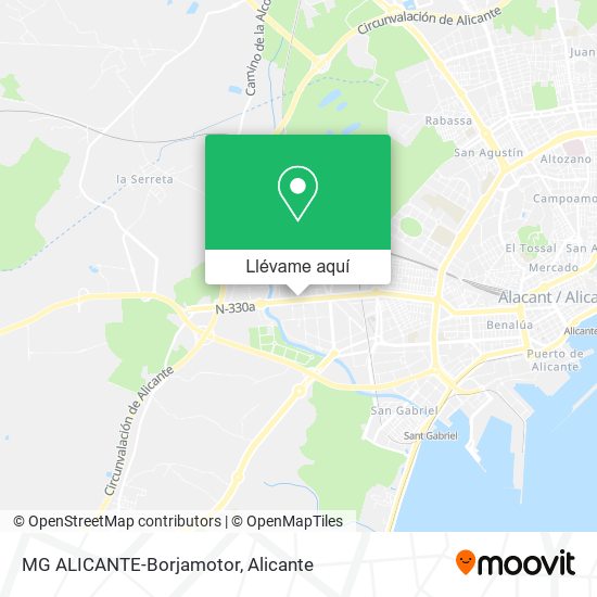 Mapa MG ALICANTE-Borjamotor