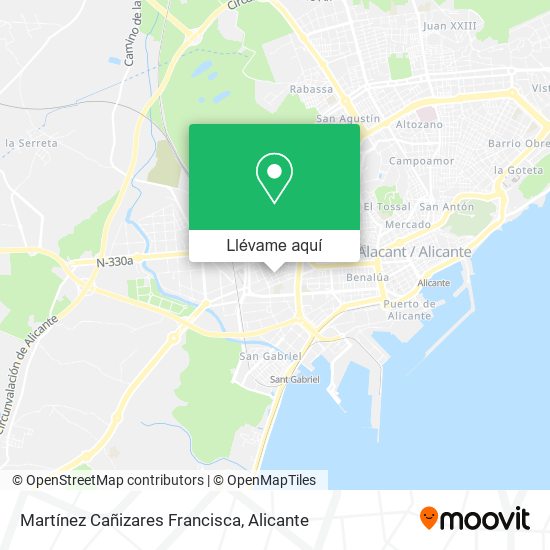 Mapa Martínez Cañizares Francisca