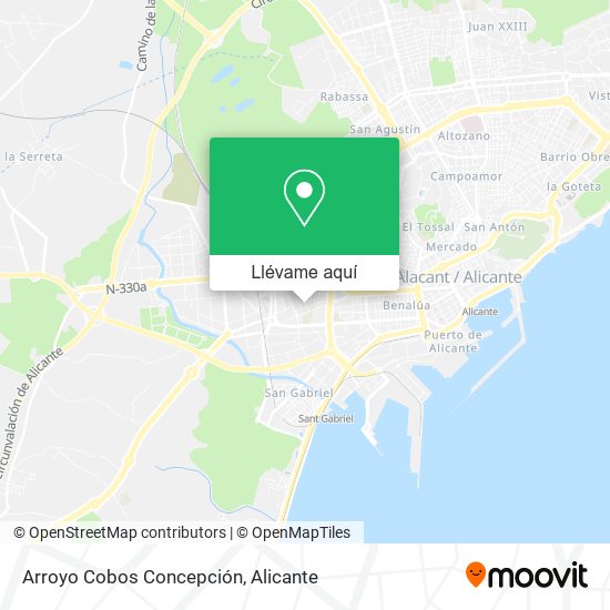 Mapa Arroyo Cobos Concepción