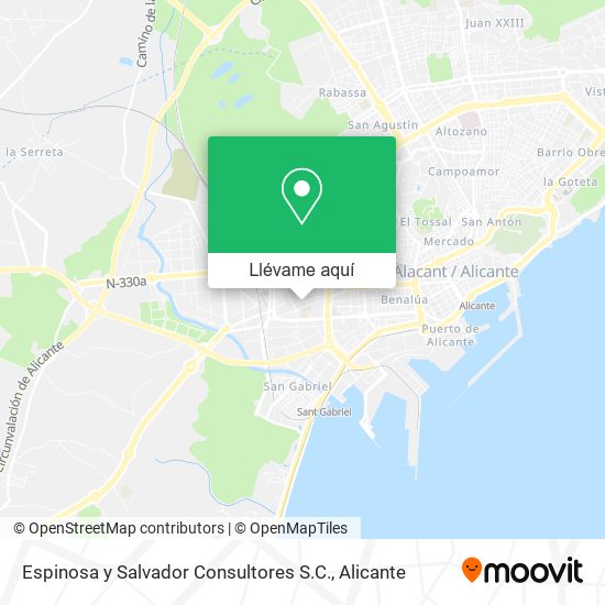Mapa Espinosa y Salvador Consultores S.C.