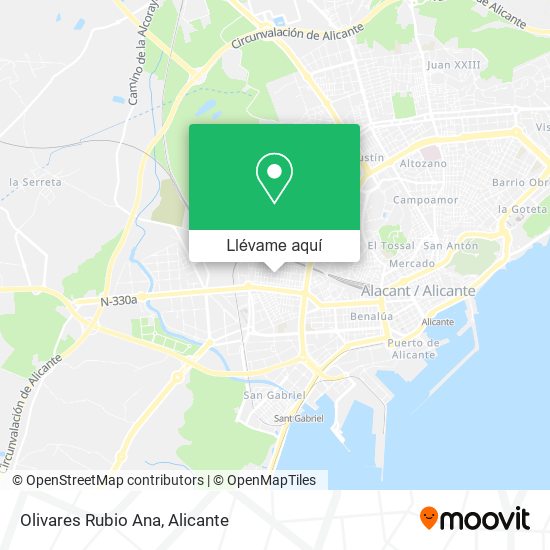 Mapa Olivares Rubio Ana