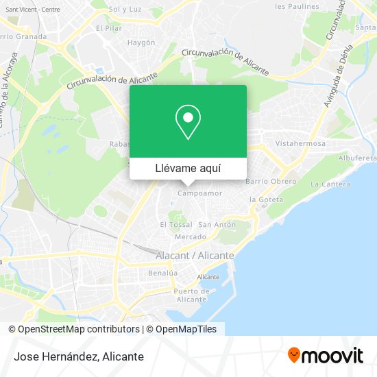 Mapa Jose Hernández