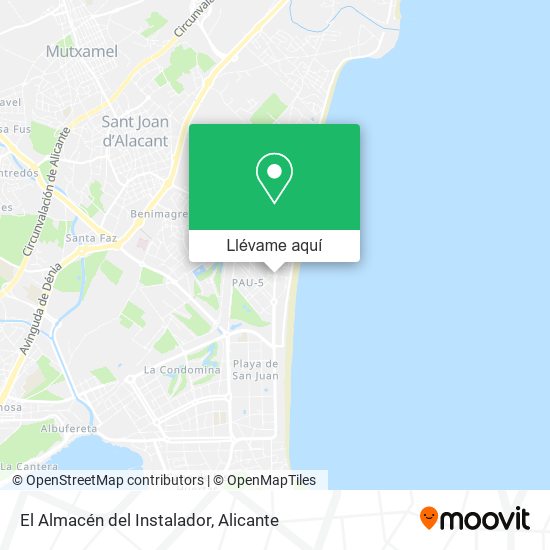 Mapa El Almacén del Instalador