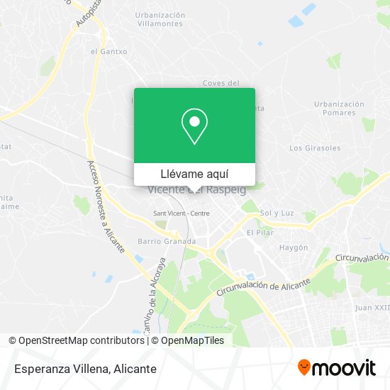 Mapa Esperanza Villena