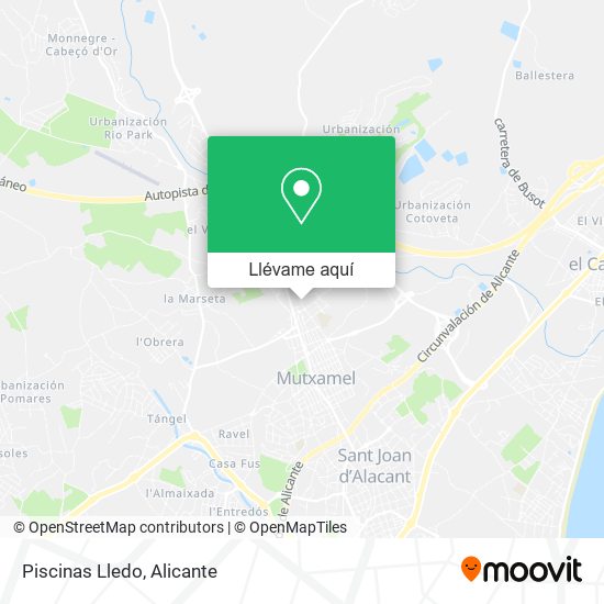 Mapa Piscinas Lledo