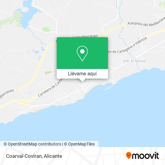 Mapa Coarval-Coviran