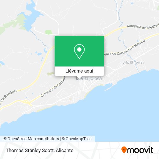 Mapa Thomas Stanley Scott