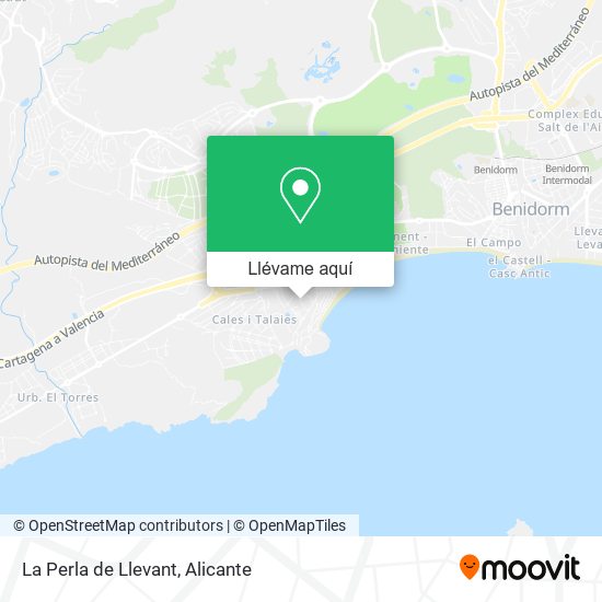 Mapa La Perla de Llevant