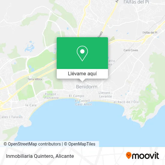 Mapa Inmobiliaria Quintero
