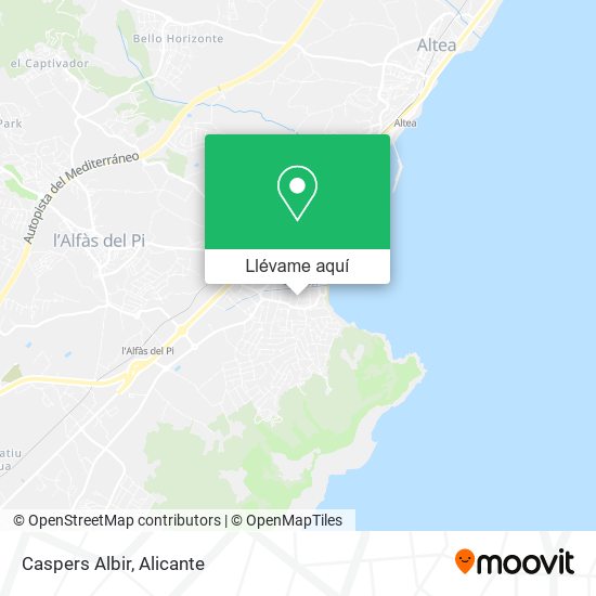 Mapa Caspers Albir