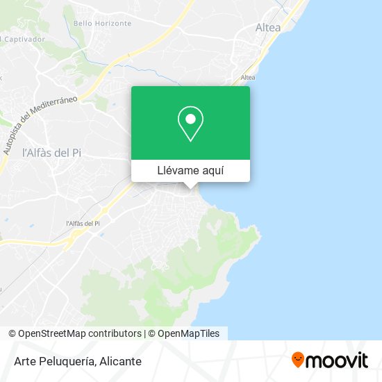 Mapa Arte Peluquería