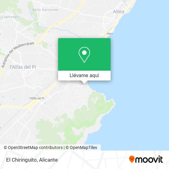 Mapa El Chiringuito