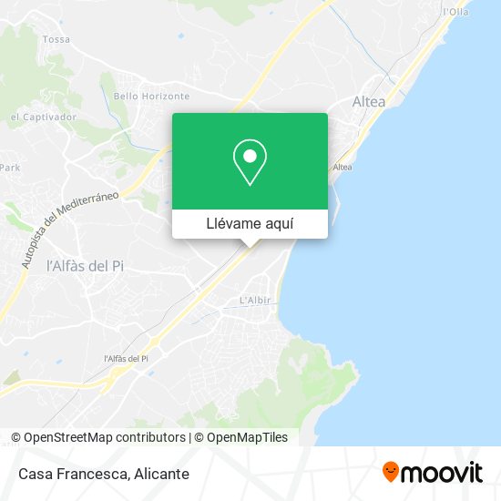 Mapa Casa Francesca
