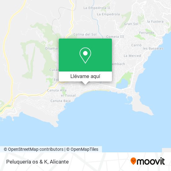Mapa Peluquería os & K
