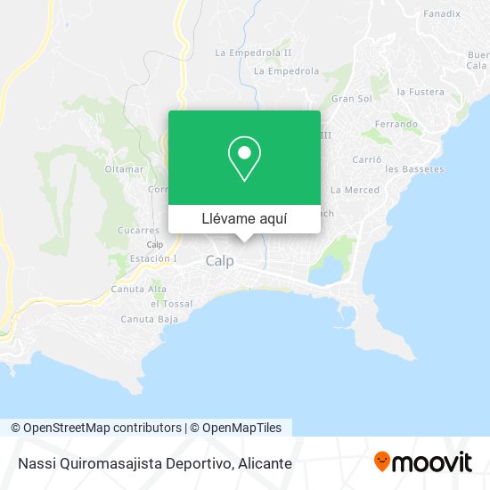 Mapa Nassi Quiromasajista Deportivo