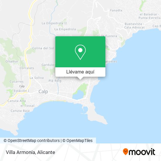 Mapa Villa Armonía