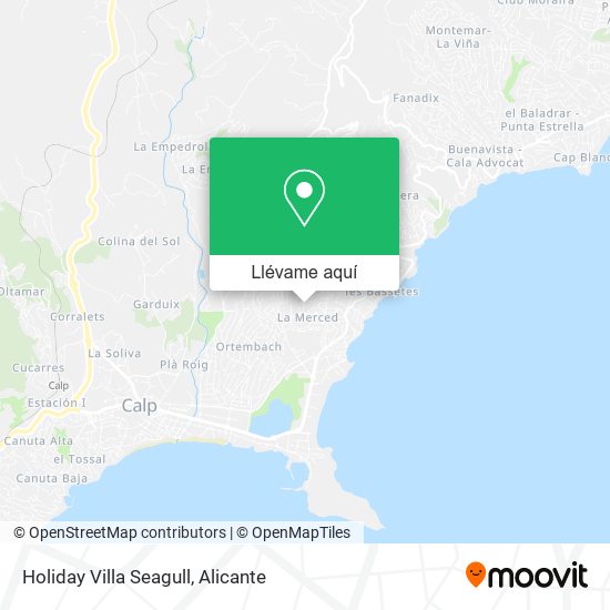 Mapa Holiday Villa Seagull