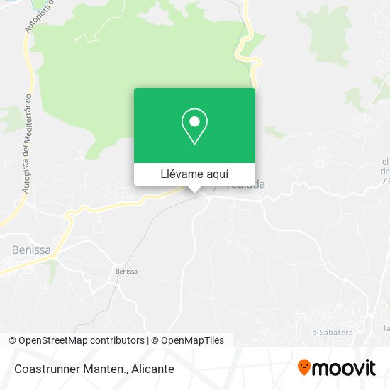 Mapa Coastrunner Manten.