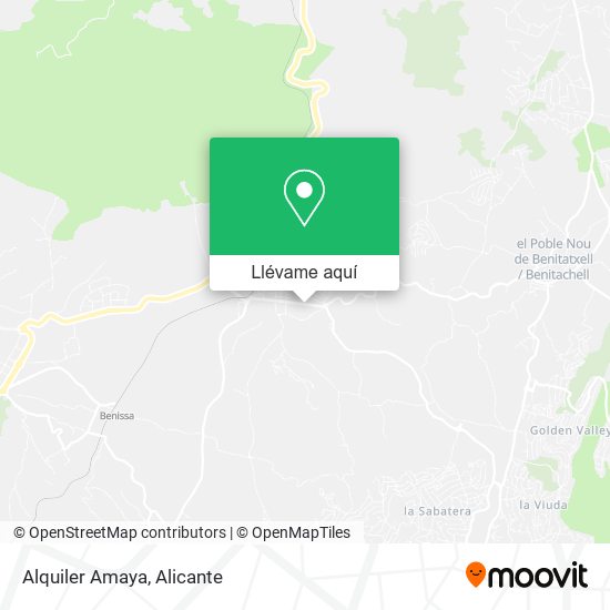 Mapa Alquiler Amaya