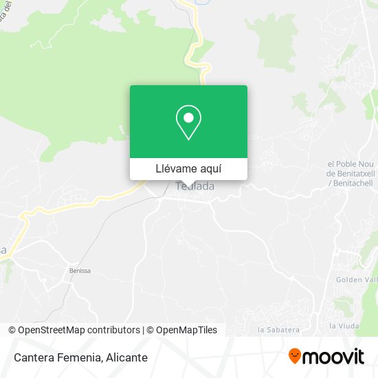 Mapa Cantera Femenia