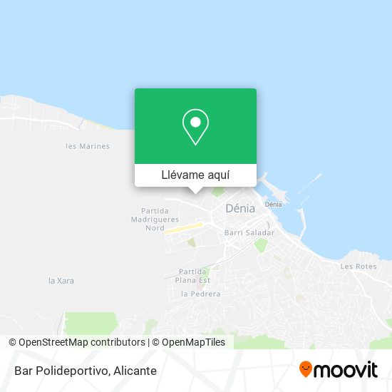 Mapa Bar Polideportivo