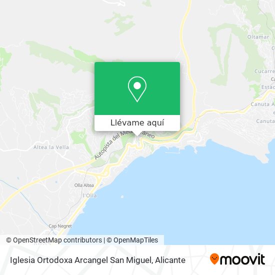 Mapa Iglesia Ortodoxa Arcangel San Miguel