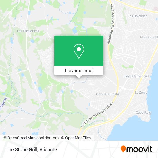 Mapa The Stone Grill
