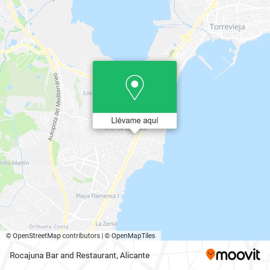 Mapa Rocajuna Bar and Restaurant