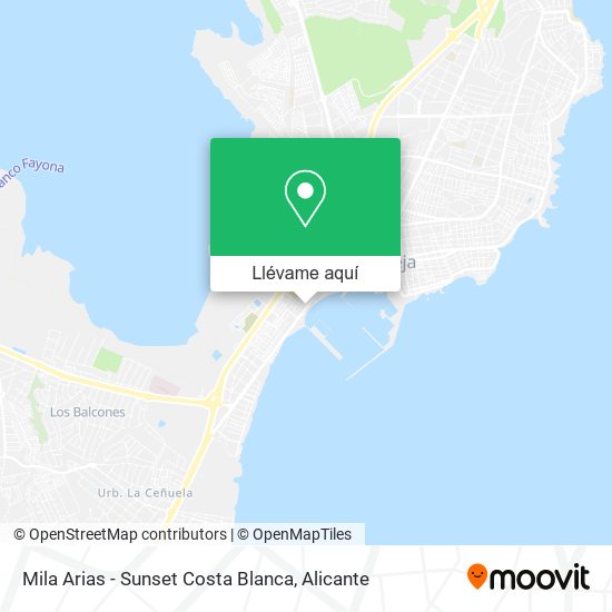 Mapa Mila Arias - Sunset Costa Blanca