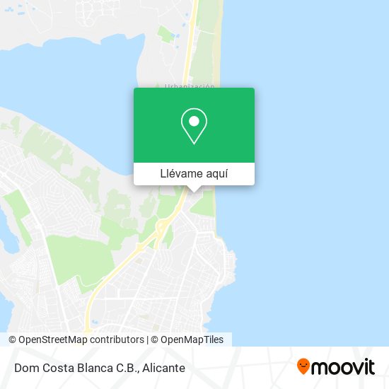 Mapa Dom Costa Blanca C.B.