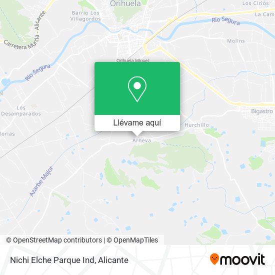 Mapa Nichi Elche Parque Ind