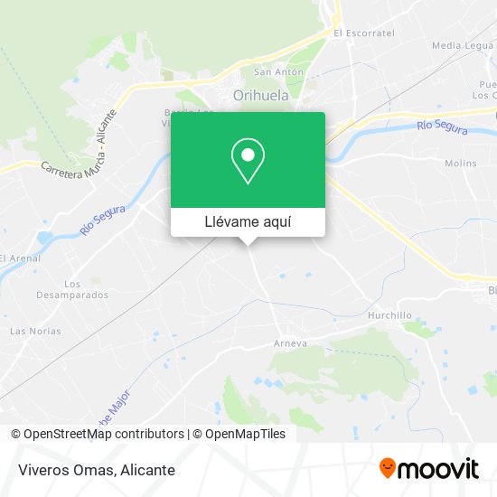 Mapa Viveros Omas
