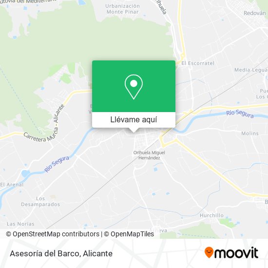 Mapa Asesoría del Barco