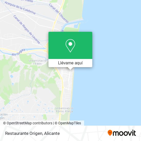 Mapa Restaurante Origen