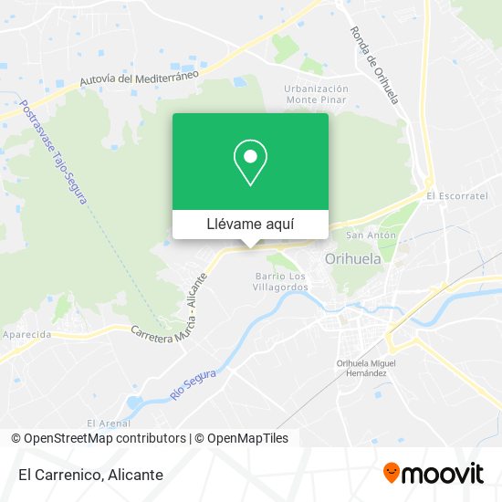 Mapa El Carrenico