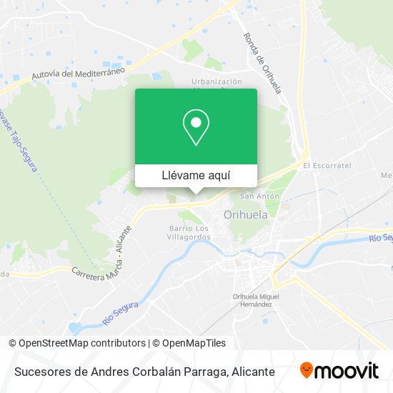 Mapa Sucesores de Andres Corbalán Parraga