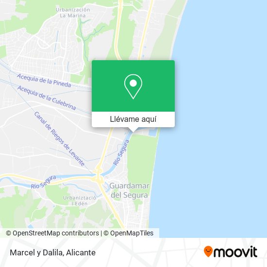 Mapa Marcel y Dalila