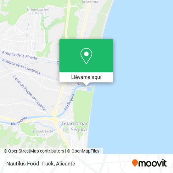 Mapa Nautilus Food Truck