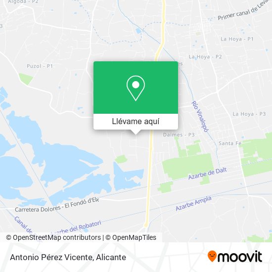 Mapa Antonio Pérez Vicente