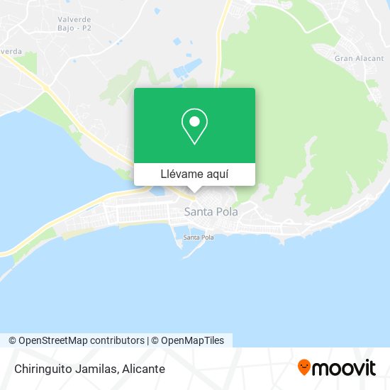 Mapa Chiringuito Jamilas