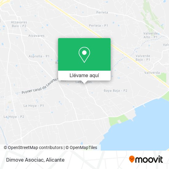 Mapa Dimove Asociac
