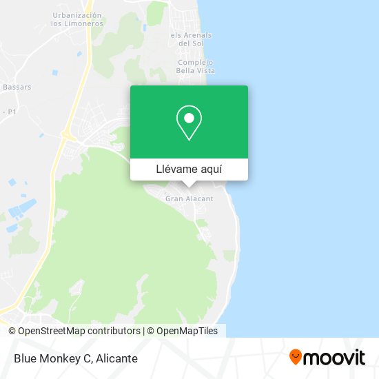 Mapa Blue Monkey C