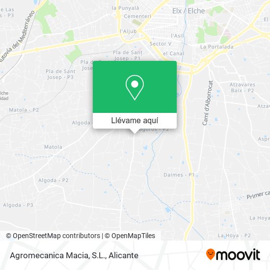Mapa Agromecanica Macia, S.L.