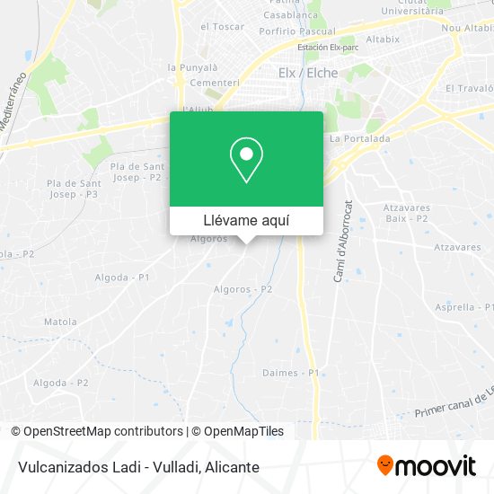 Mapa Vulcanizados Ladi - Vulladi