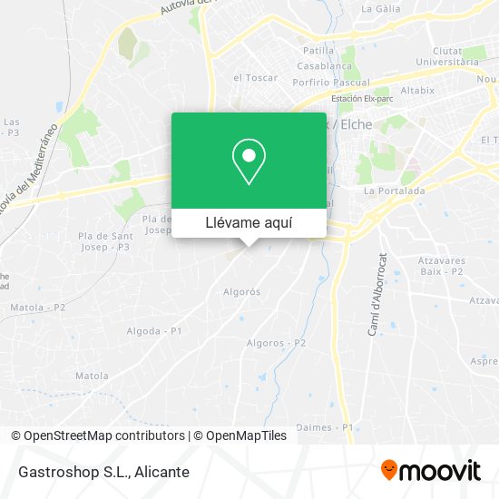Mapa Gastroshop S.L.